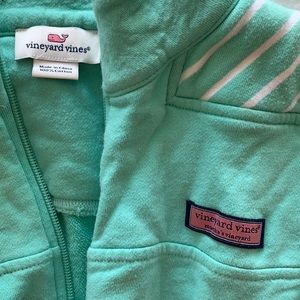 Woman’s Teal Vineyard Vines 3/4 Zip